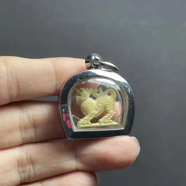 龙婆登 🐘牙雕狮子 约2470至2494年 Wat