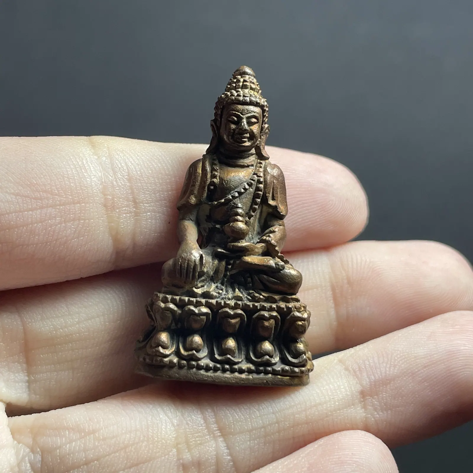 龍婆卡賢 藥師佛法鈴 合金 2538年